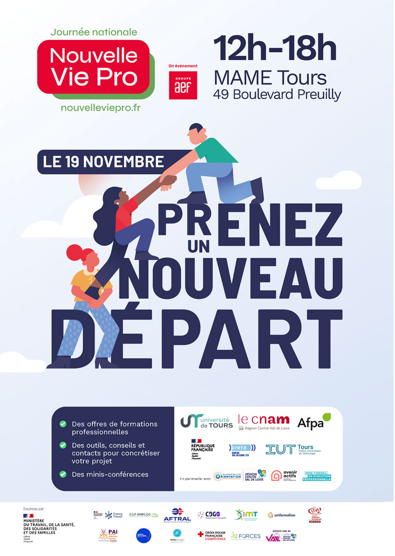 nouvelle vie pro tours 2026