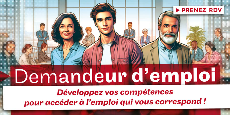 Demandeur d'emploi Cnam Centre Val de Loire
